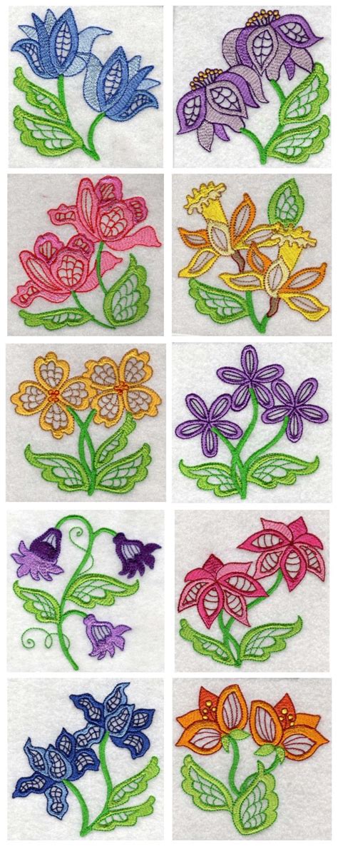 EMBROIDERY FLOWER FREE PATTERN « EMBROIDERY & ORIGAMI