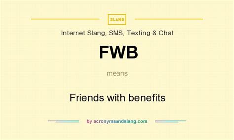 What Does Fwb Stand For In Text Telegraph