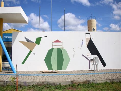 Pau Dos Ferros Muros De Escolas Municipais Recebem Pintura De Artistas