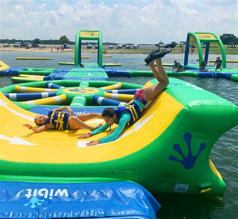 Inflatable Water Park Altitude H2o At Grapevine Lake Oh The Places