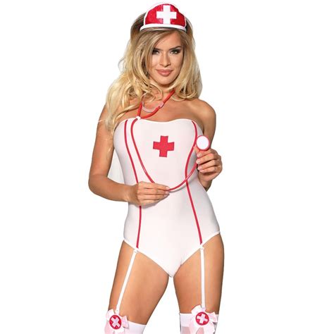 Cosplay Nurse White Bodysuits Sexy Teddy Top Plus Size Body Suits For Women Off Shoulder Summer