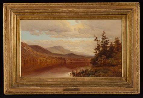 Ausable Lake Adirondack Mts George H Smillie 1868 Oil On Canvas