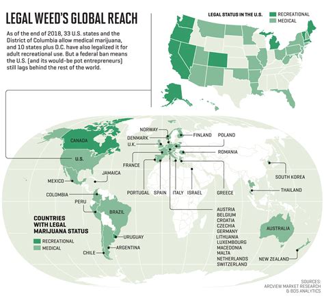 Marijuana Legality World Map