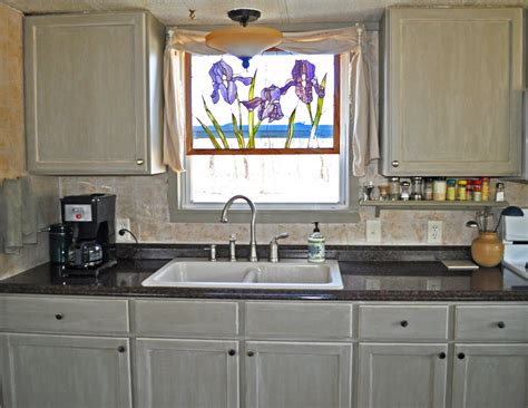 This versatile kitchen cabinet is ideal for overhead storage. Single Wide Mobile Home Makeover +Remodel +Low Budget ...