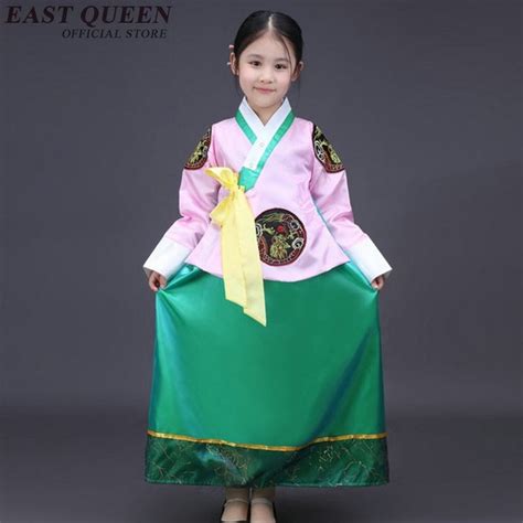 2018 جديد الهانبوك الكورية اللباس خمر الكورية الهانبوك الأطفال الملابس الشعبية التقليدية زي