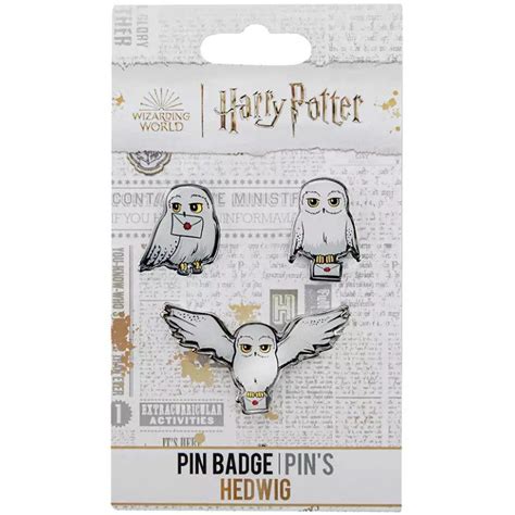 Harry Potter Pin Badge Set 3 Hedwig Pins The Vault