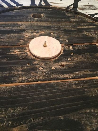 Repurposed Wire Spool Clock Wire Spool Wood Spool Clock
