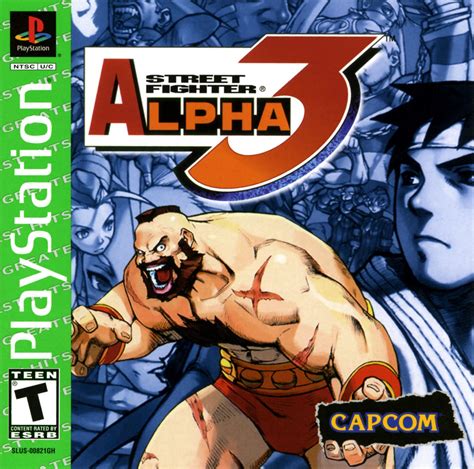 Street Fighter Alpha 3 Gh Psx Front Scan Videojuegos Retro Playstation