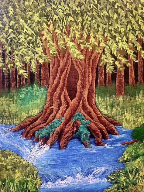 Enchanted Tree Painting By Krystal Ketter Franklin Fine Art America