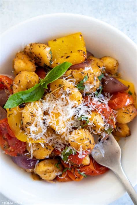 Crispy Sheet Pan Gnocchi With Roasted Vegetables Recipe In 2021