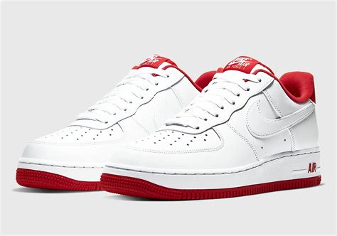 Nike Air Force 1 White Red Cd0884 101