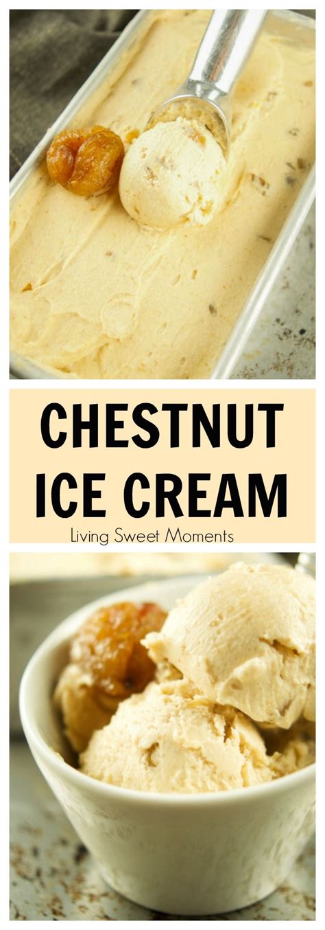 Creamy No Churn Chestnut Ice Cream Recipe Recipe Chestnut Ice Cream