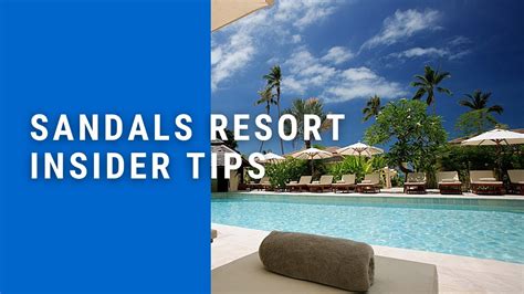 Sandals Resort Insider Tips Youtube