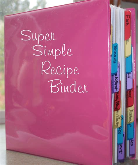 Diy Recipe Binder Recipe Binders Binder Diy Book Binder Recipe
