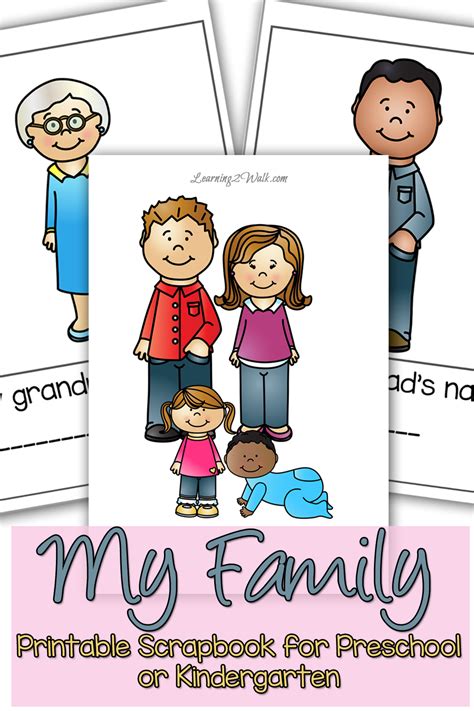 I would like to tell you about my family. 4 Best Images of My Family Preschool Printables Free - My ...