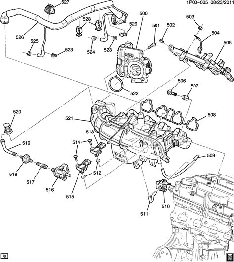 Chevrolet Cruze Manifold Engine Fuel Intake Manifold Manifold Int W