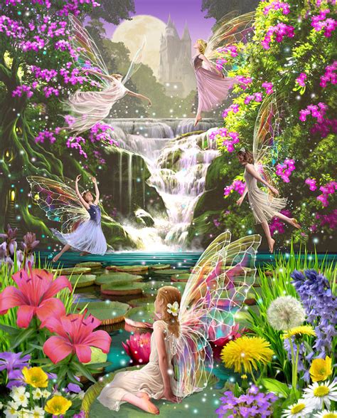 Waterfall Fairies Variant 1 Photograph By Mgl Meiklejohn Graphics
