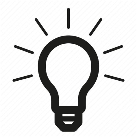 Bulb Idea Lightbulb Icon Download On Iconfinder