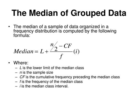 How To Compute Median Of Grouped Data How To Calculate Median From