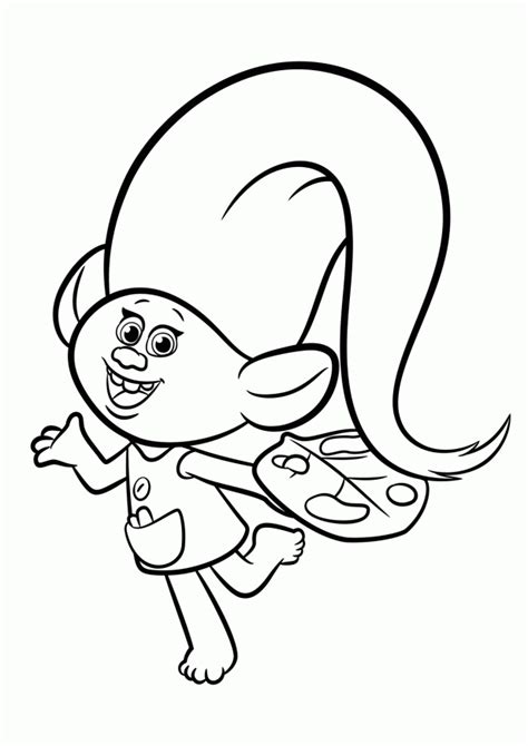 Coloring pages and coloring pages can be used to make children think for the first time, to use colors consciously and, at all, to consider beforehand what trolls movie biggie coloring page. Trolls Coloring Pages | Free download on ClipArtMag