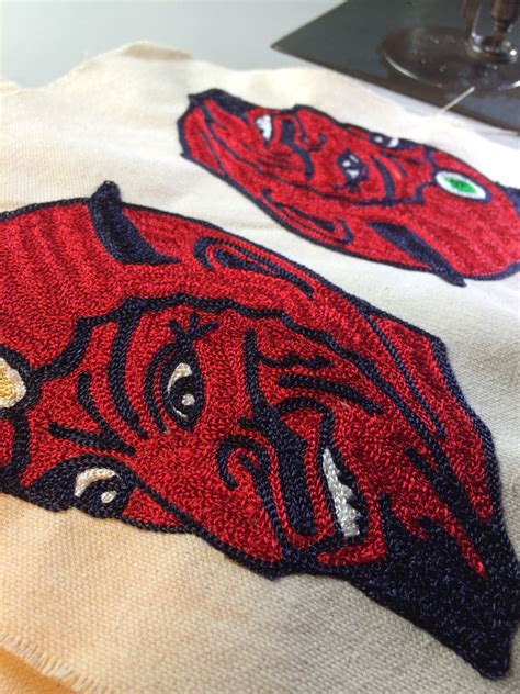 More Custom Chain Stitch Embroidery Patches This Is A Vintage Devil