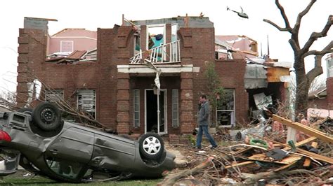 Footage Of Tornado Damage In Rowlett Texas Youtube