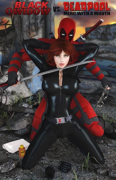 Black Widow And Deadpool Commission By Tiangtam On Deviantart