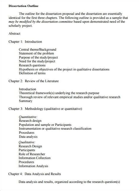 Key elements of thesis methodology. 9+ Dissertation Outline Template - DOC, PDF | Free & Premium Templates