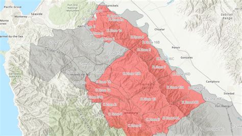 Evacuation Orders Lifted For The Carmel And River Fire Burn Scar Areas
