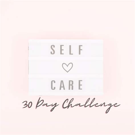 30 Day Self Care Challenge For Women Printable Gabbyabigaill
