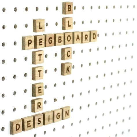 Wooden Pegboard Letters Peg Board Wooden Pegboard Craft Room