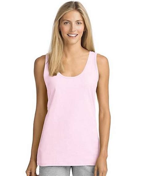 Hanes 9002 Womens Sleeveless Lightweight Live Love Color Scoop Neck Tank Top