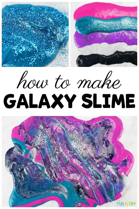 Learn How To Make Galaxy Slime With The Kids Today Galaxy Slime