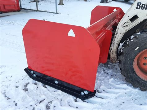 8 Bobcat Snow Pusher Box Skid Steer Commercial Plow Box Cat Case