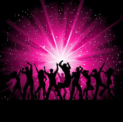 Party People Background Stock Vector Illustration Of Dance 16403921