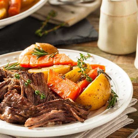 My family loves this easy slow cooker pot roast recipe. Slow Cooker Pot Roast - How to Make the Best Pot Roast Ever | All She Cooks