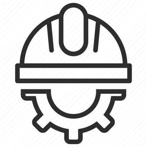 Engineering Engineer Hard Hat Helmate Constructiongear Icon