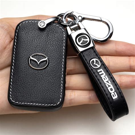 Buy Genuine Leather Key Fob Case Cover Suit For Mazda 6 Cx 5 Cx 30 Cx 9