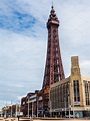 Blackpool Tower on Pleasure Beach in Blackpool hdr | Stock Photos ...