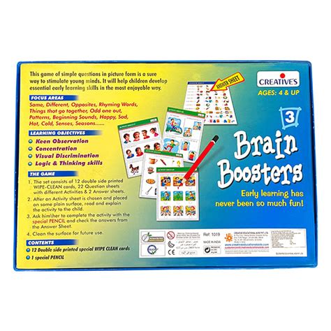 Brain Booster 3 Creative Educational Aids