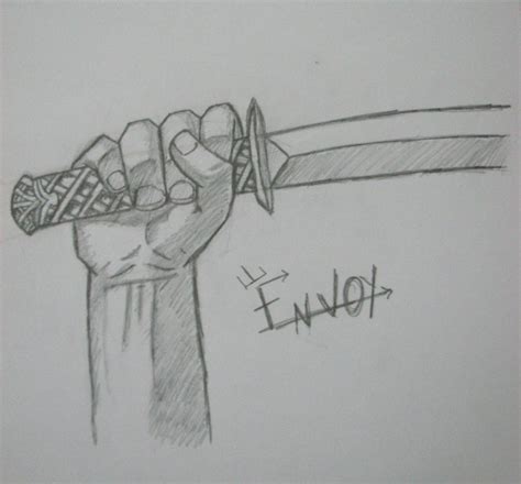 Hand Holding A Sword By Ienvoy On Deviantart