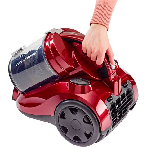 Cyclonclean All Floor Bagless Cylinder Vacuum Cleaner Red Iippy