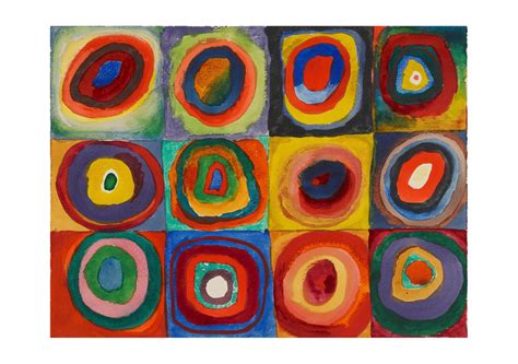 Wassily Kandinsky Squares With Concentric Circles 1913 — Spiffing Prints