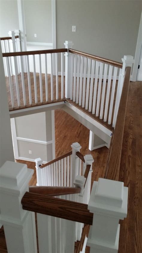 You'll also need balusters — key players in support for the railing, safety and additional style — and newel posts , the main pillar at the front of the staircase also. Craftsman Style Stair Railing - MITRE CONTRACTING, INC.