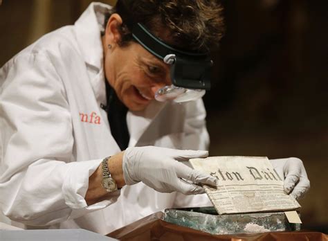 Oldest Time Capsule in US Revealed in Photos From Boston - ABC News
