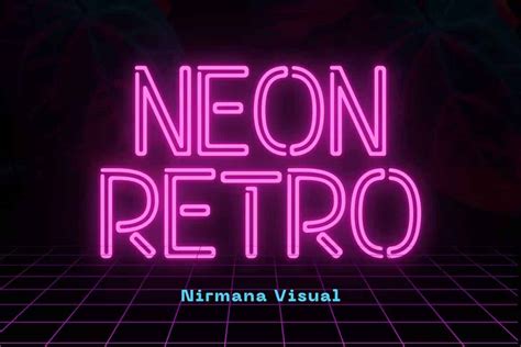 Neon Retro Font Dfonts