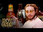 Post Malone Sauces on Everyone While Eating Spicy Wings | Hot Ones ...