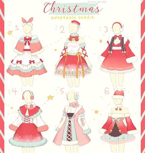 Closed Christmas Outfit Adopt 27 By Black On