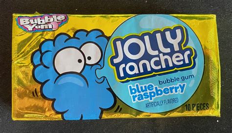 Jolly Rancher Bubble Yum Blue Raspberry 10er Das