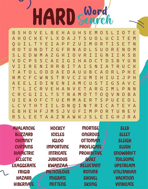 Best Printable Nutrition Puzzles Word Search Printablee
